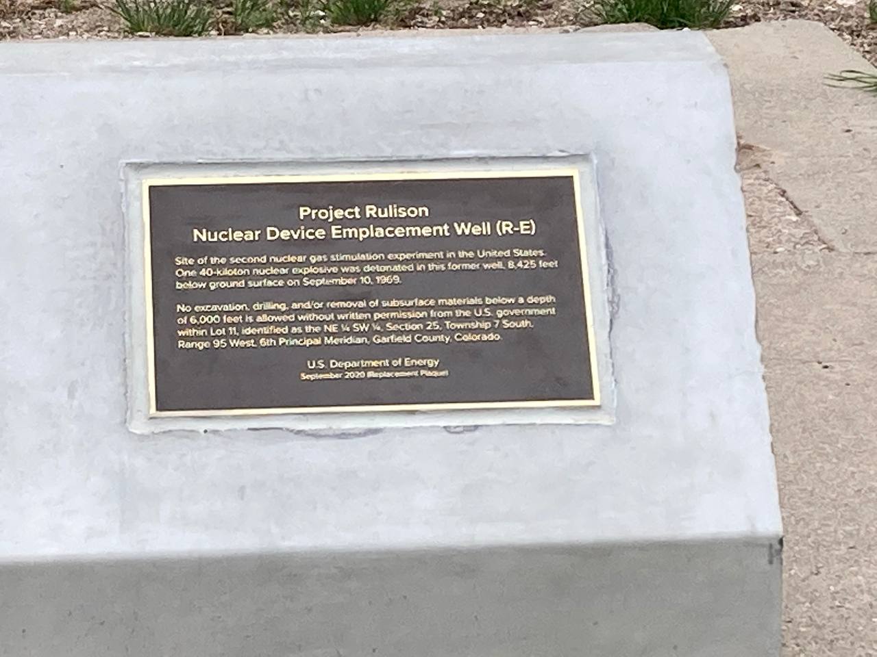 Rulison Marker